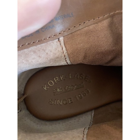 New Kork-Ease Womens Kissel Leather Boots Sz 6.5 Bootie in Dhiaphano K41411 Nude - Picture 7 of 9